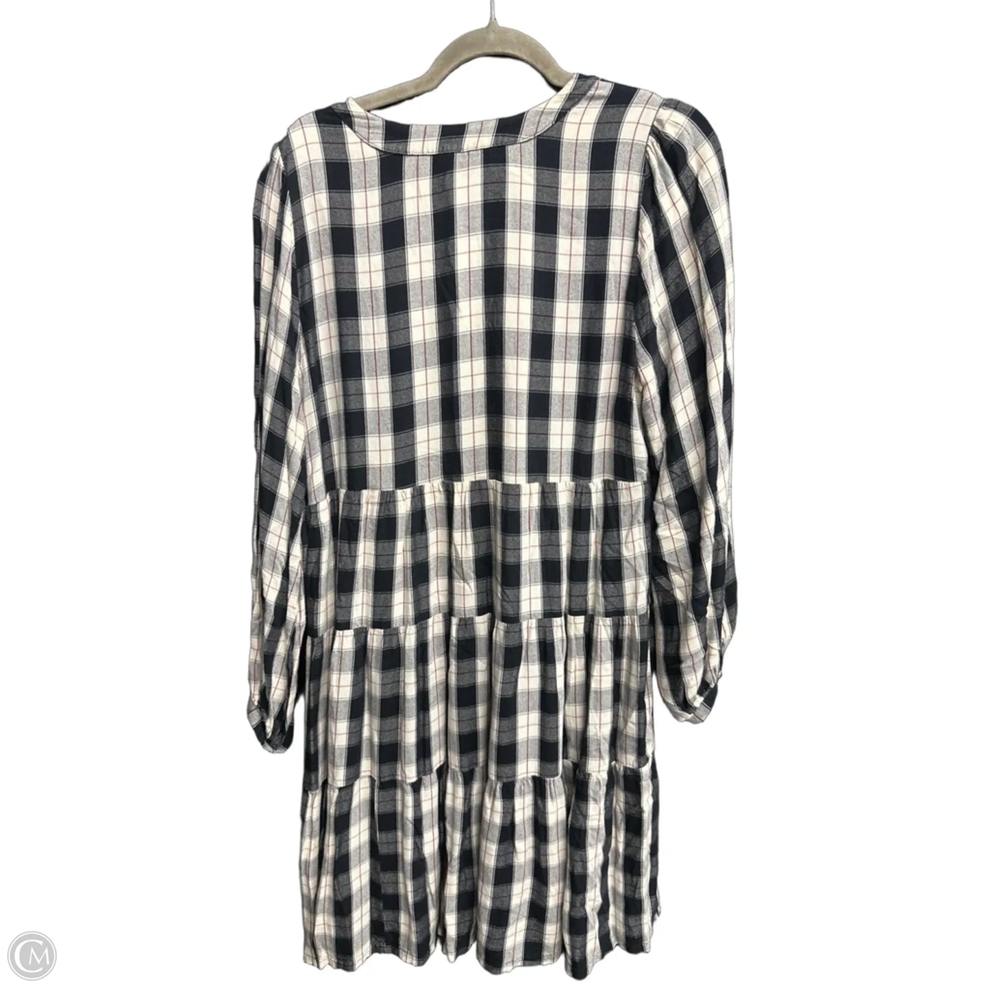 Dress Casual Short By Maeve In Checkered Pattern, Size: L