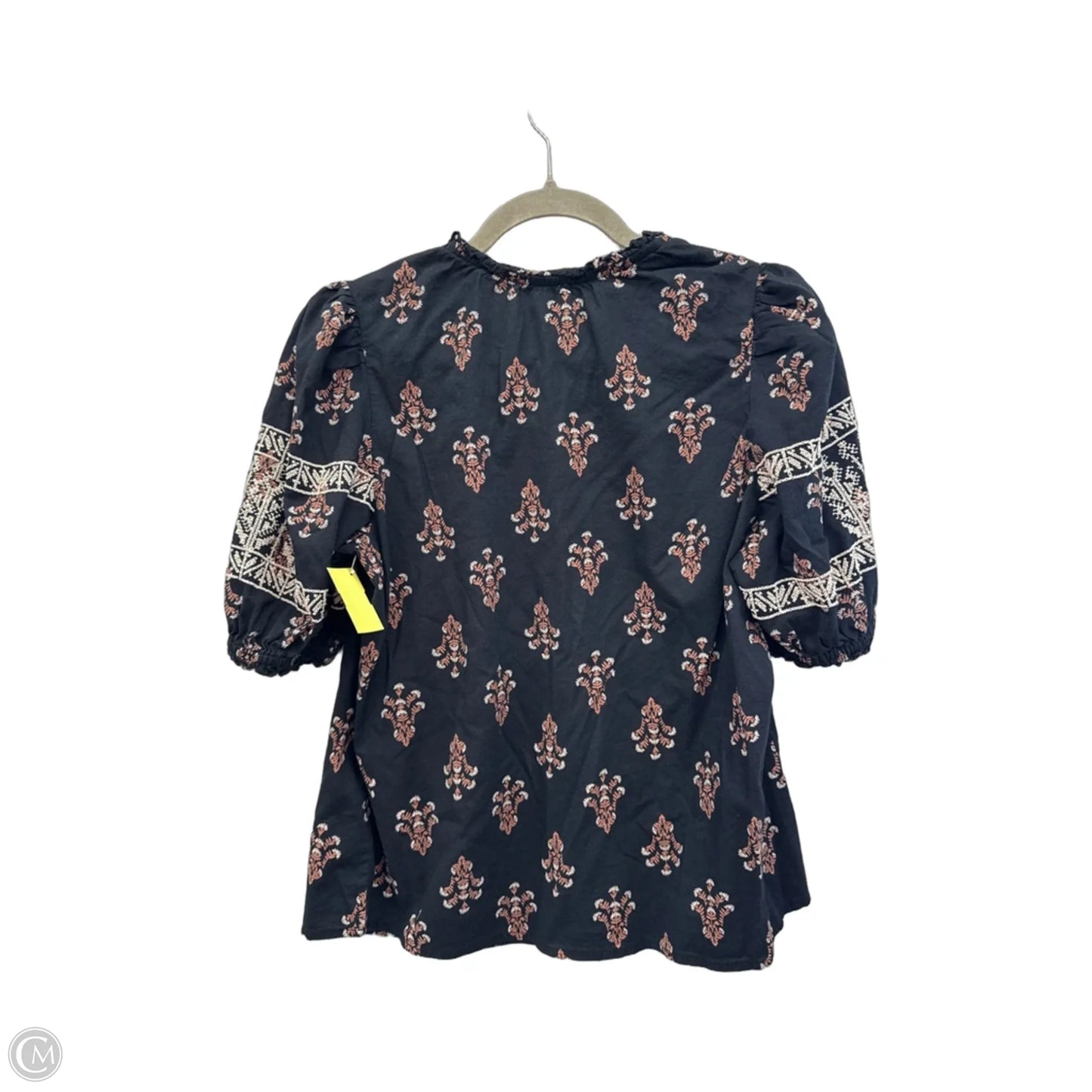 Top Short Sleeve By Knox Rose In Floral Print, Size: Xs