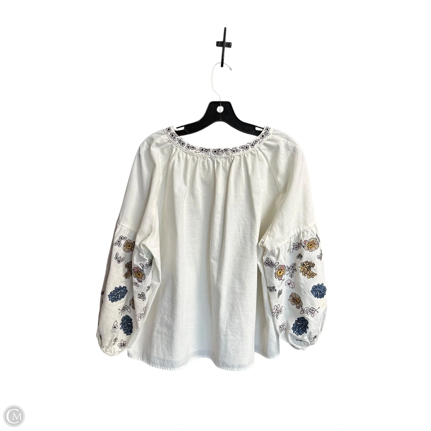 Top Long Sleeve By Clothes Mentor In Floral Print, Size: S