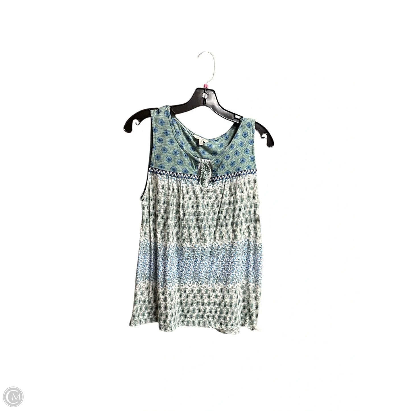 Top Sleeveless By Lucky Brand In Green, Size: S