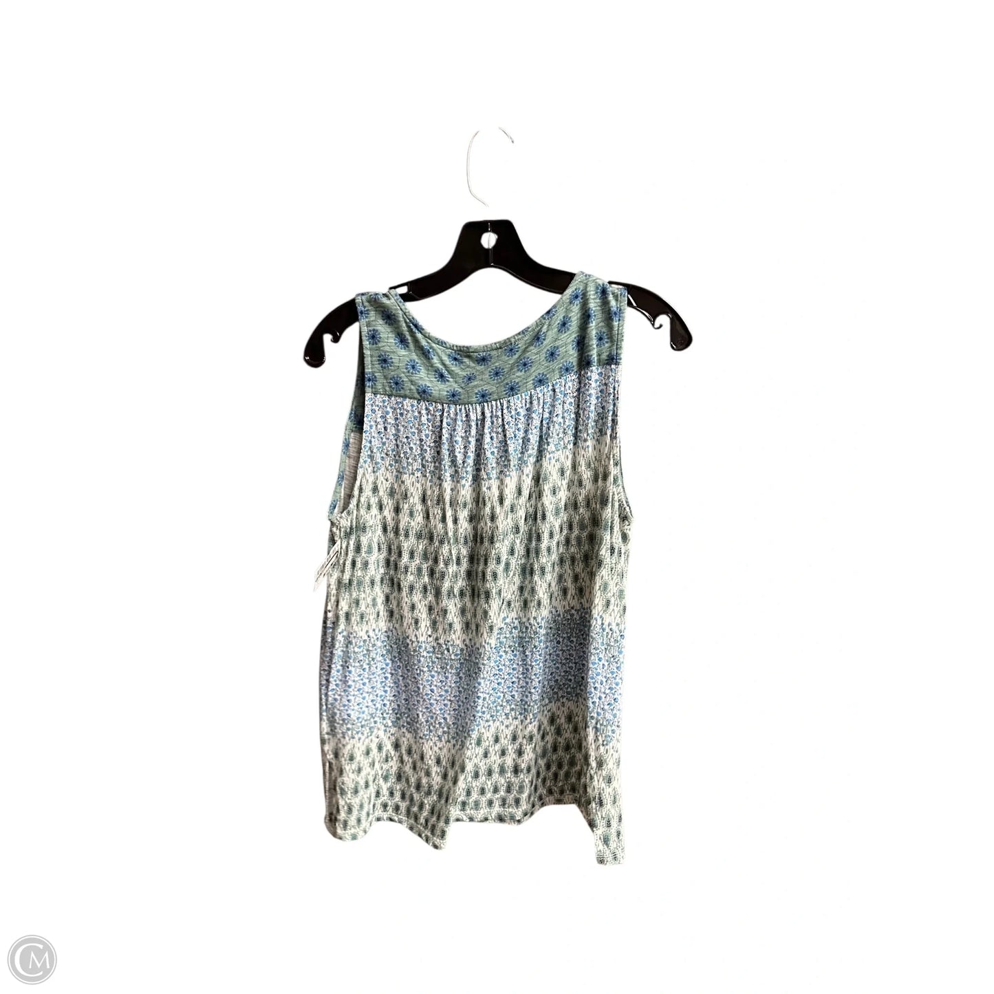 Top Sleeveless By Lucky Brand In Green, Size: S