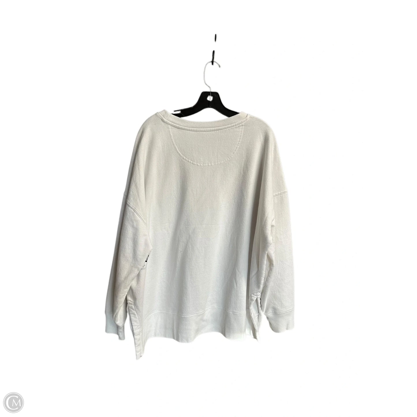 Top Long Sleeve By Clothes Mentor In White, Size: 2x