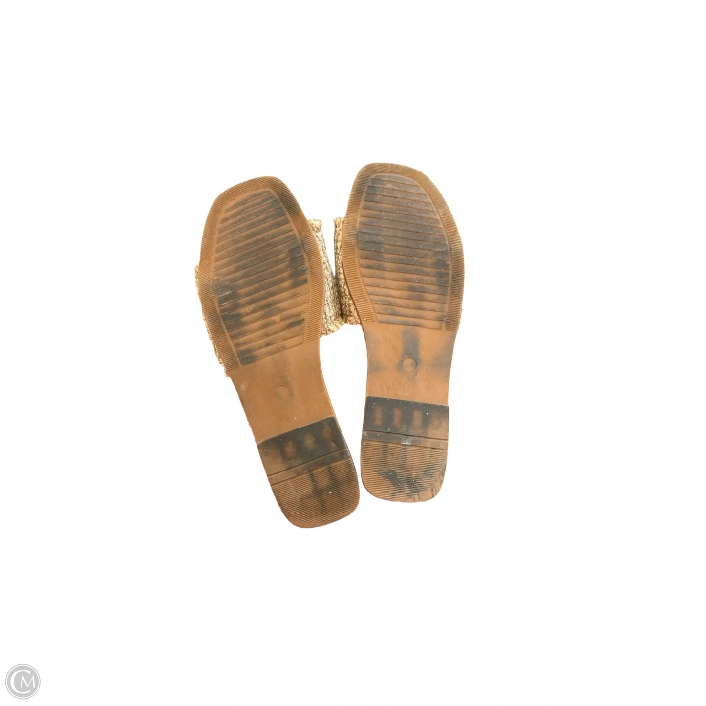 Sandals Flats By Clothes Mentor In Brown, Size: 6