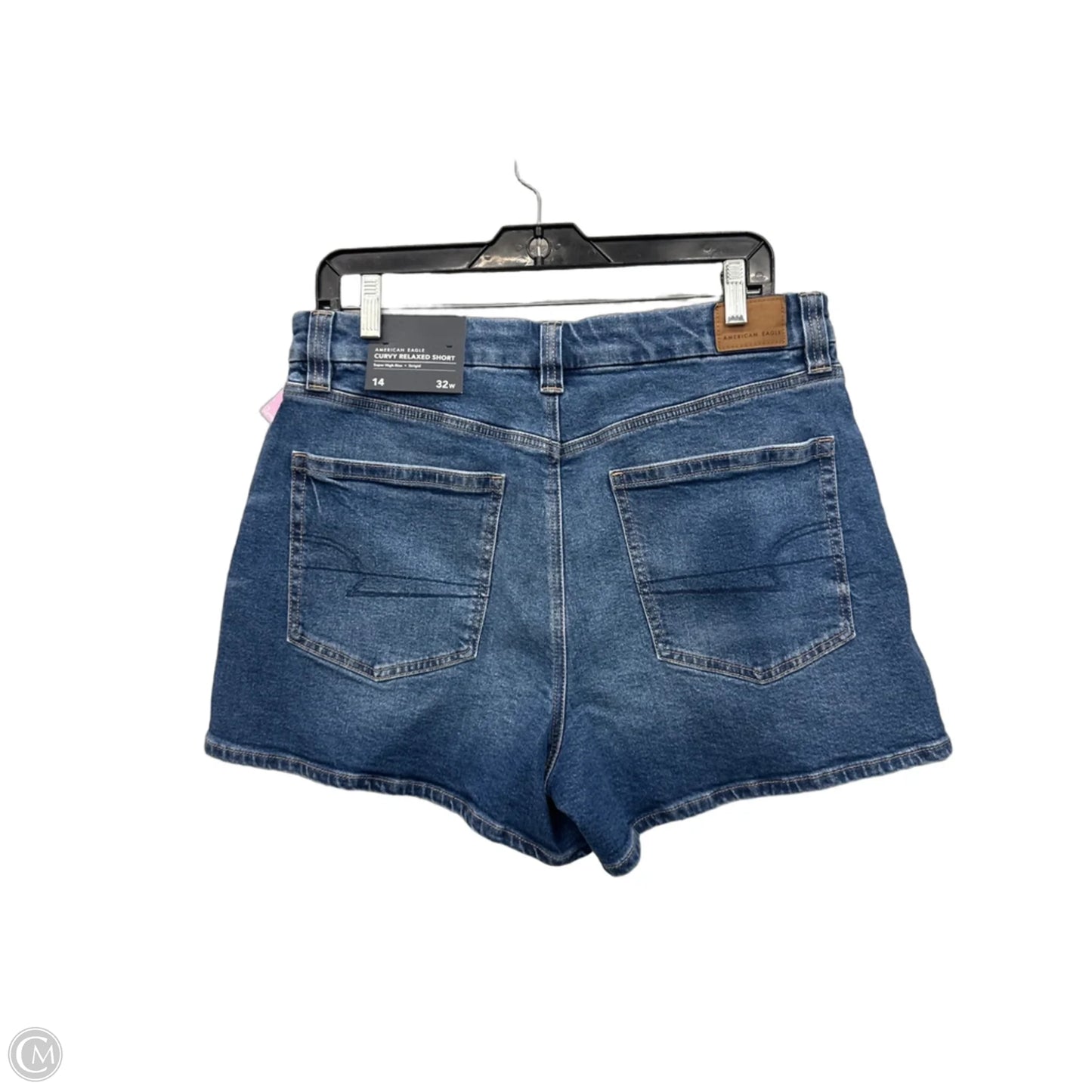 Shorts By American Eagle In Blue Denim, Size: 14
