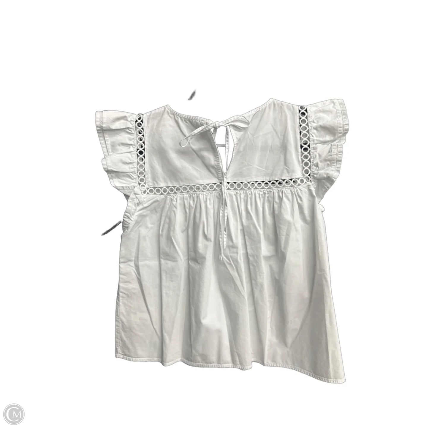 Blouse Sleeveless By Clothes Mentor In White, Size: M