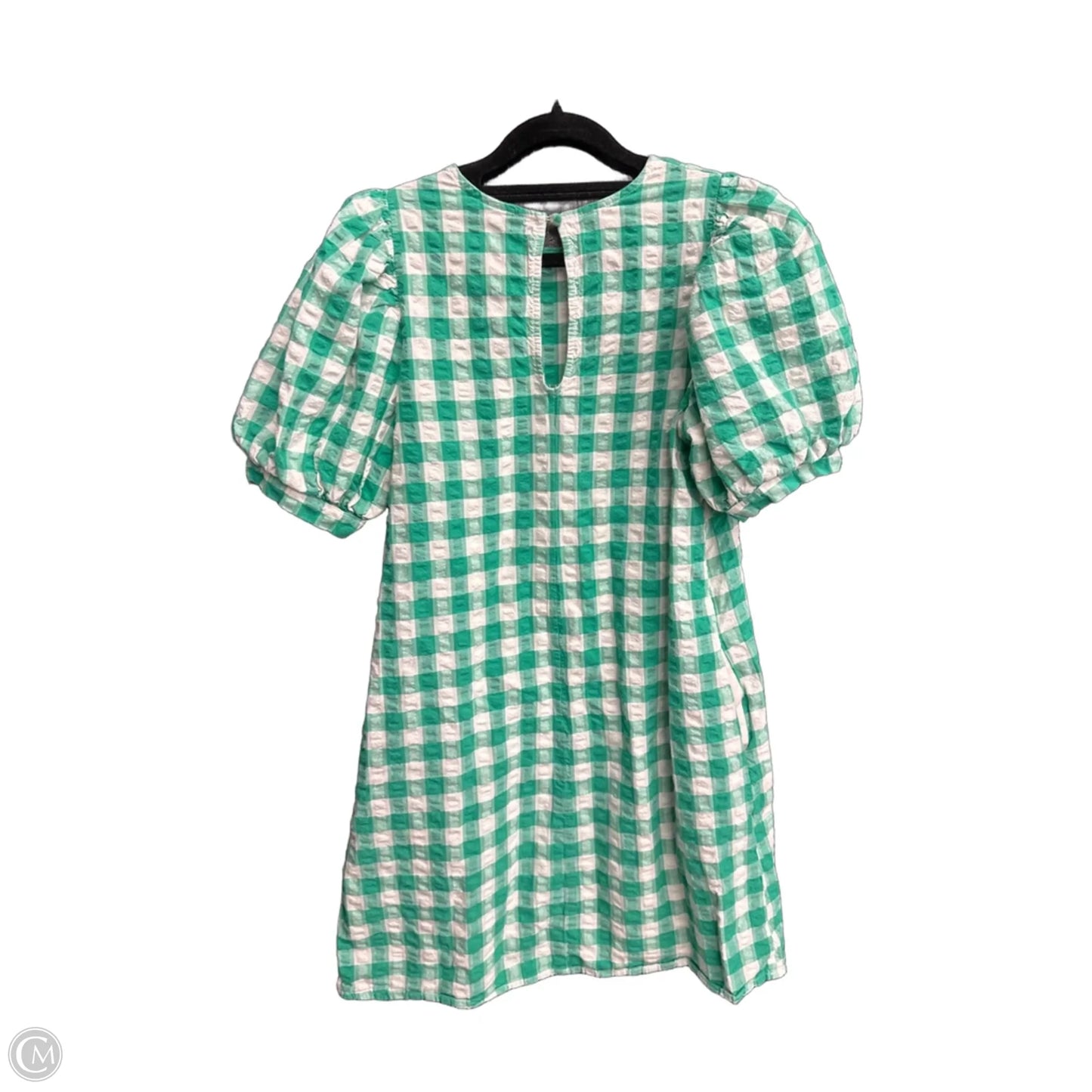Dress Casual Midi By A New Day In Plaid Pattern, Size: S
