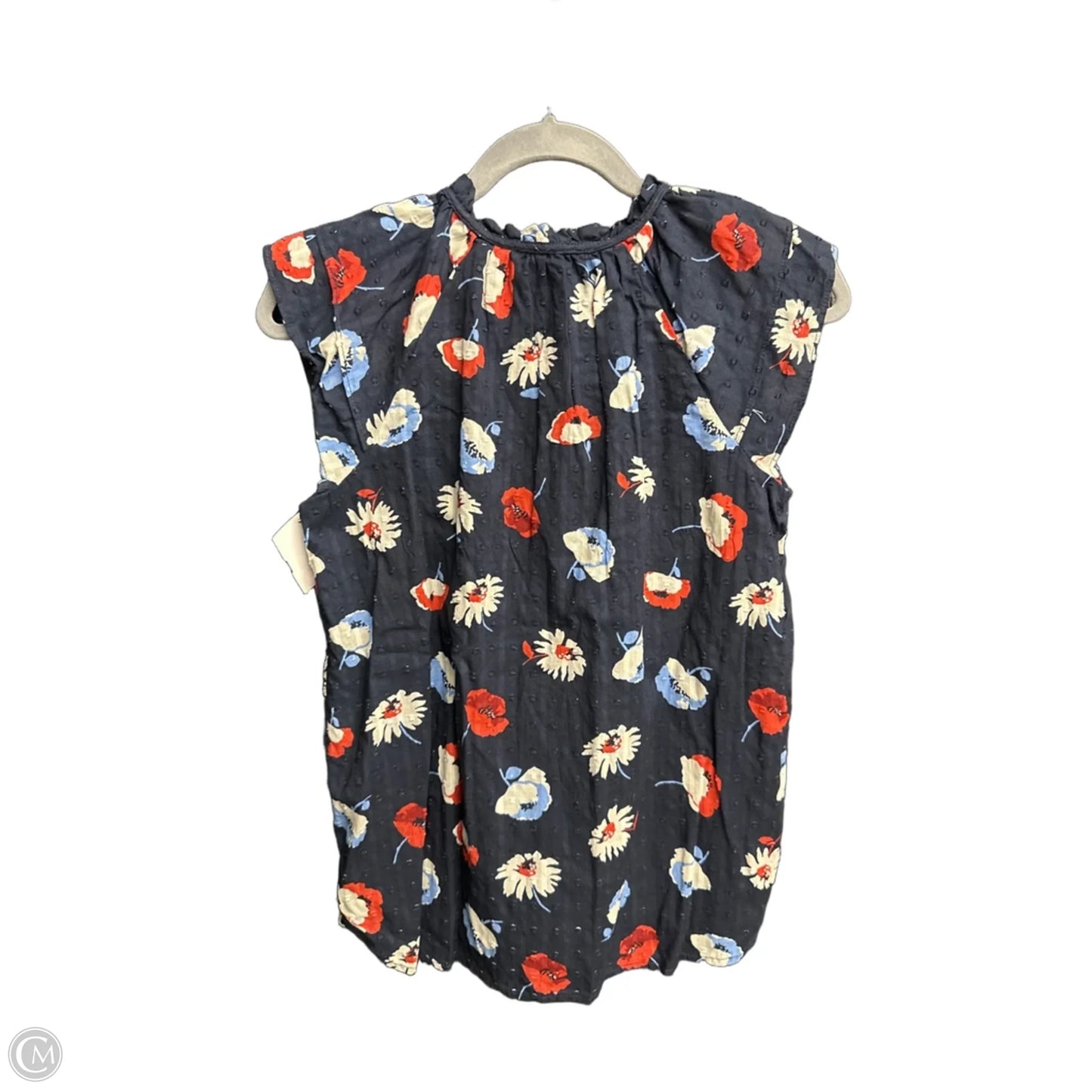 Blouse Sleeveless By Loft In Floral Print, Size: S
