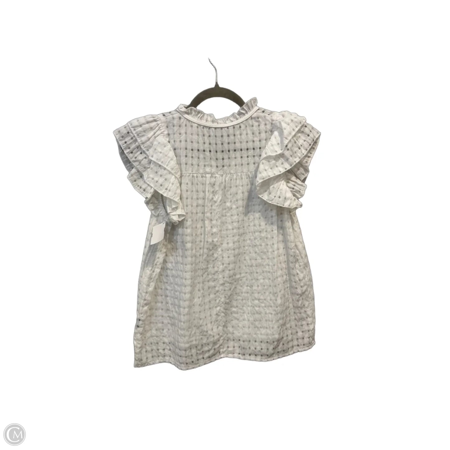 Blouse Sleeveless By Clothes Mentor In White, Size: S