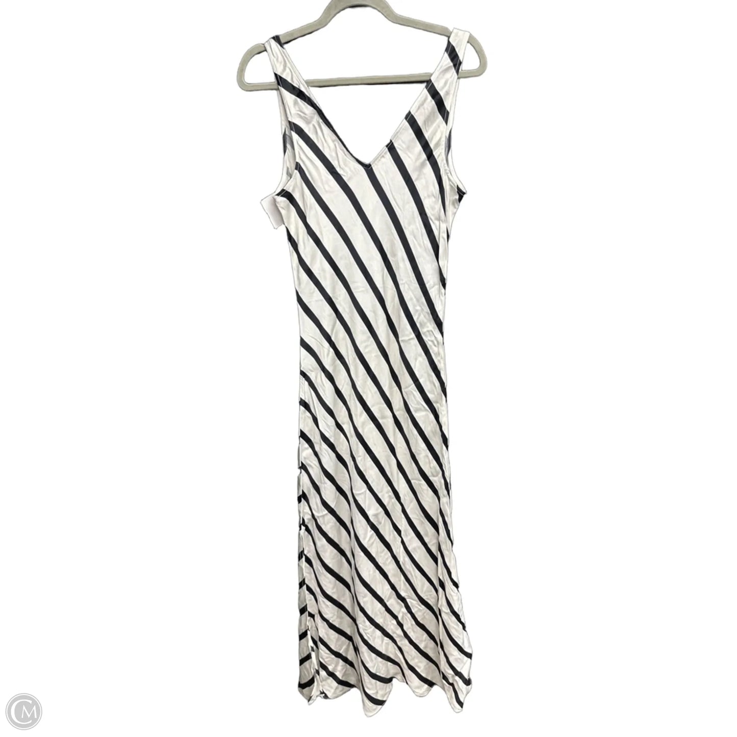 Dress Casual Maxi By Loft In Striped Pattern, Size: L