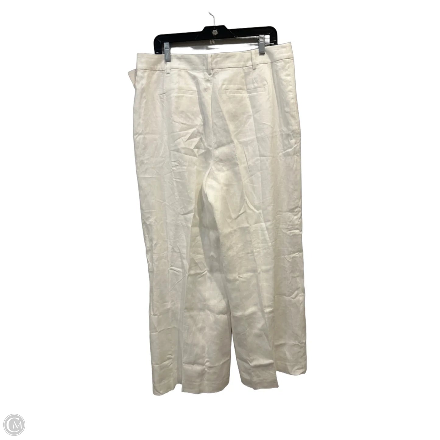 Pants Linen By Talbots In White, Size: 14