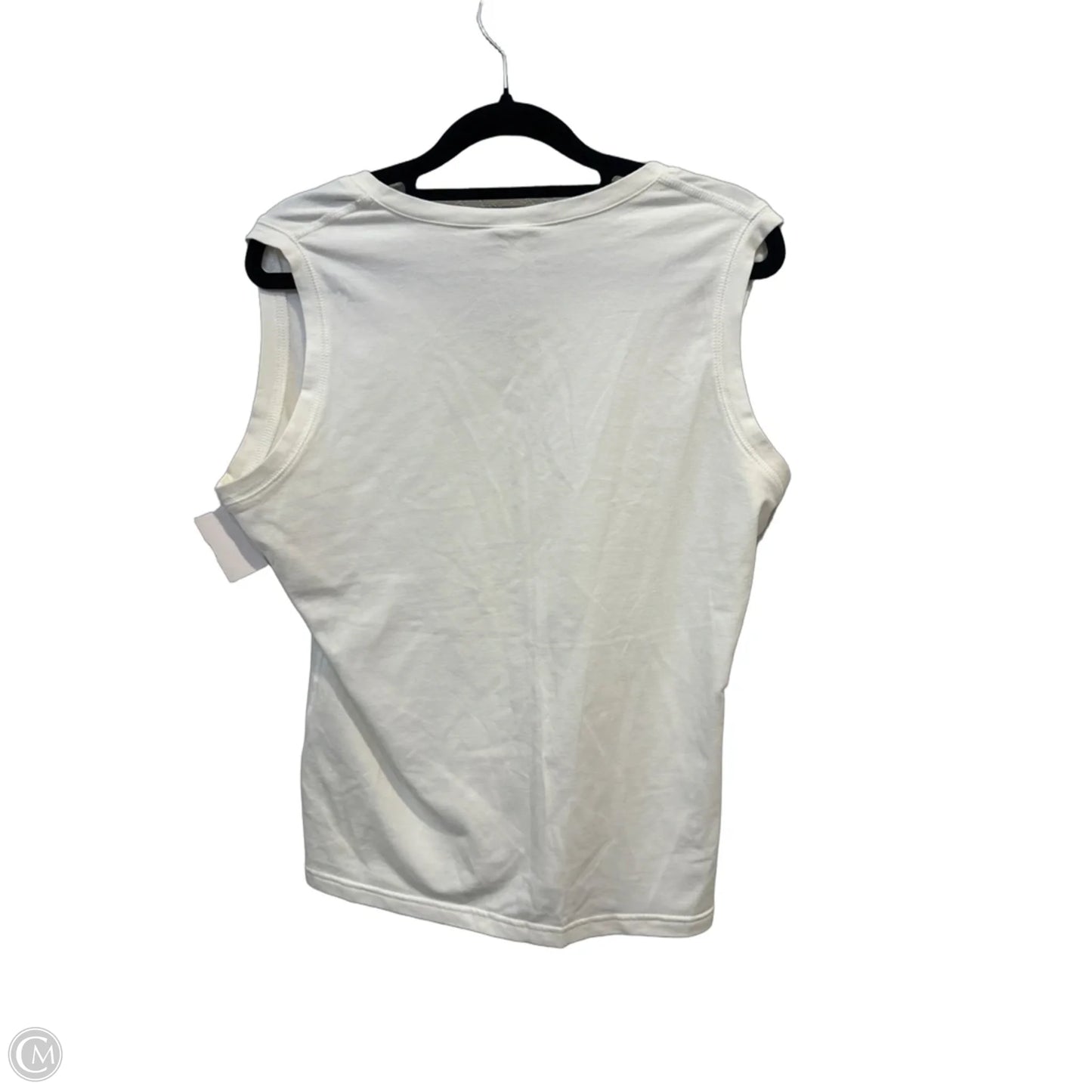 Athletic Tank Top By Nike Apparel In White, Size: L
