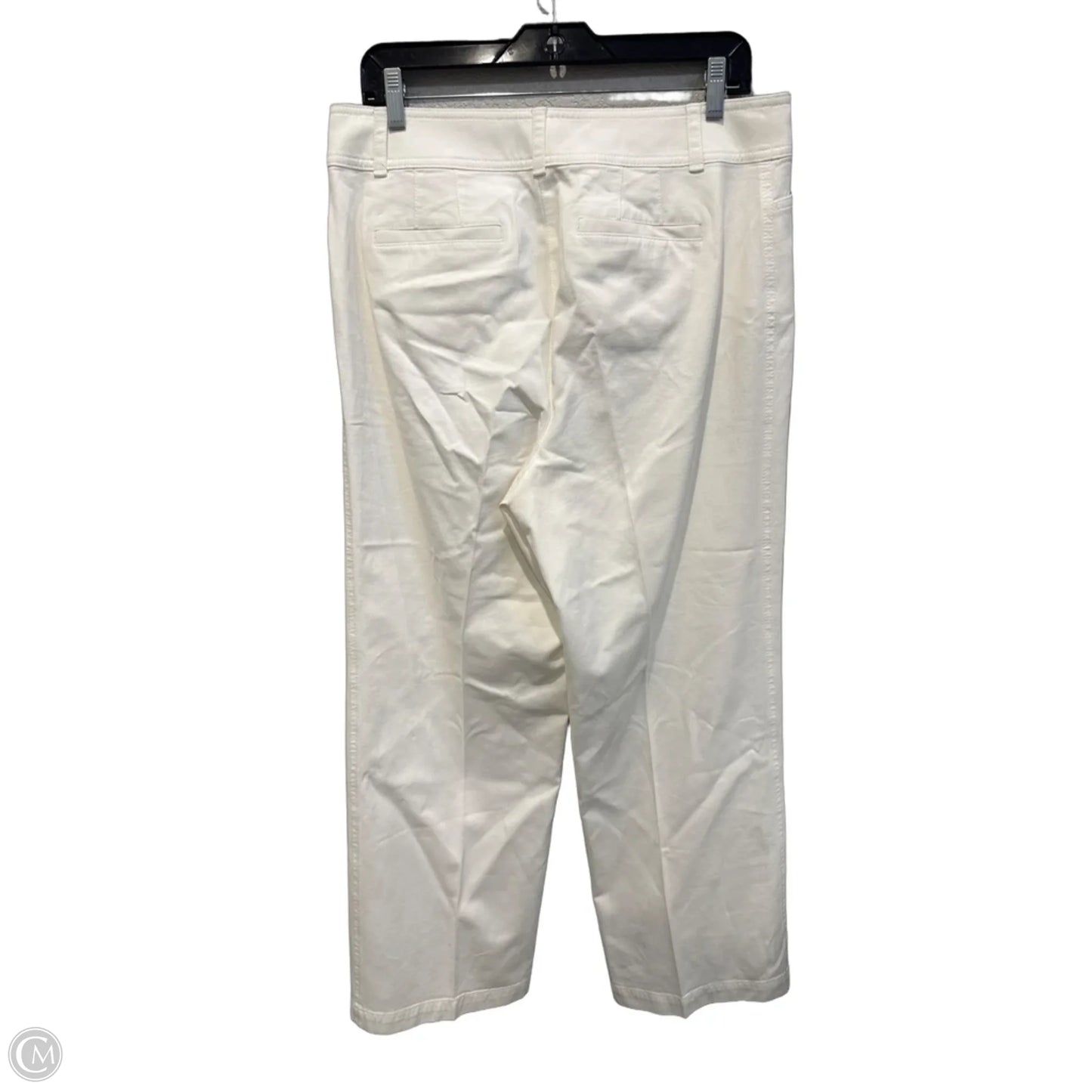 Pants Wide Leg By Talbots In White, Size: 12p