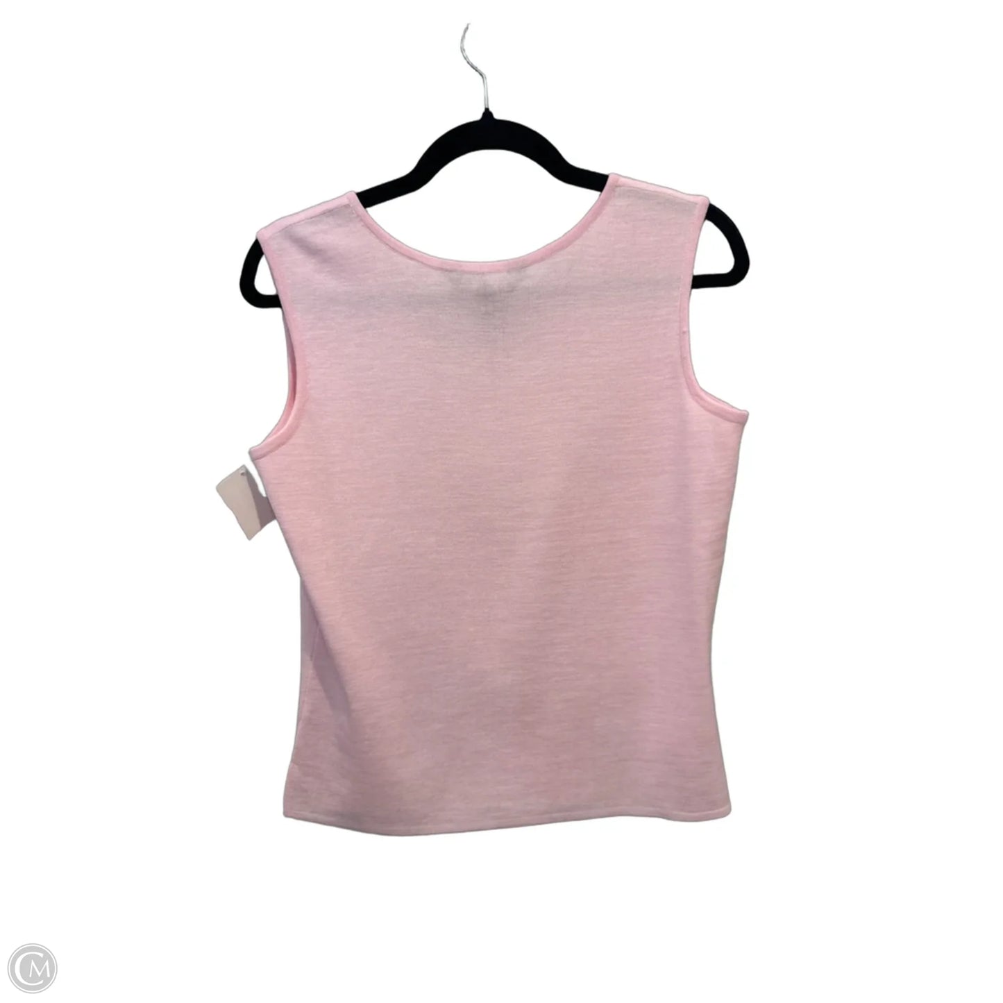 Top Sleeveless By Ming Wang In Pink, Size: S