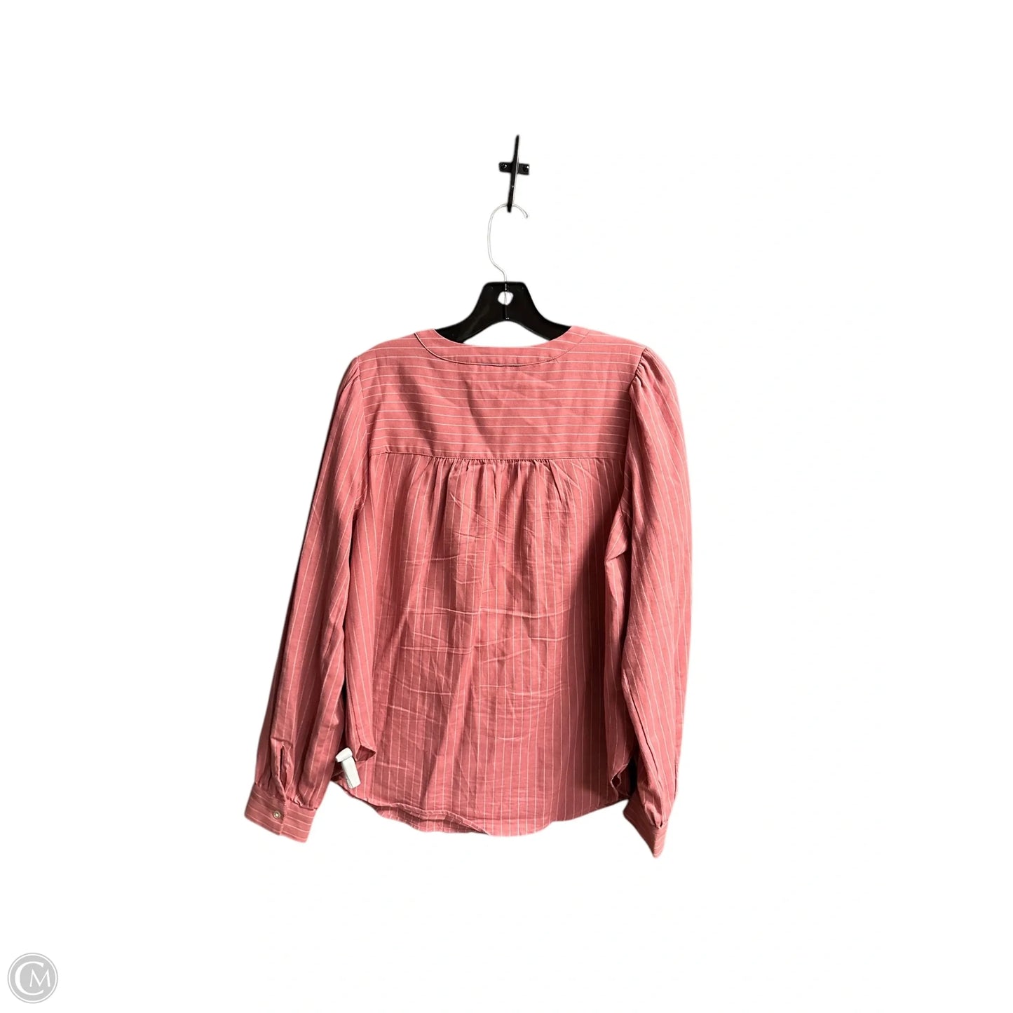 Top Long Sleeve By Loft In Striped Pattern, Size: S