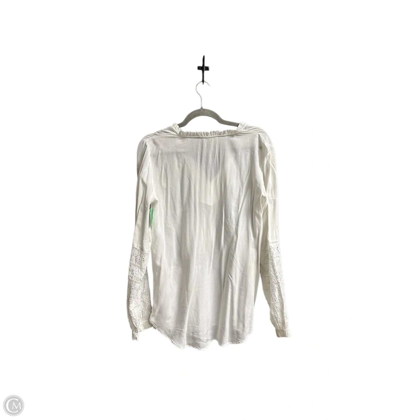 Top Long Sleeve By Loft In White, Size: Xs