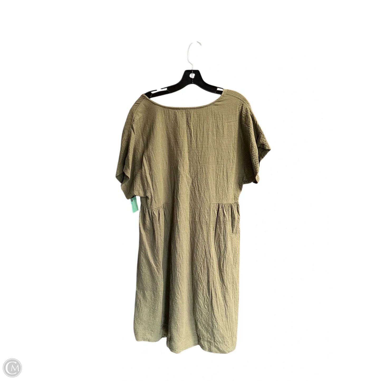 Dress Casual Midi By Madewell In Green, Size: M