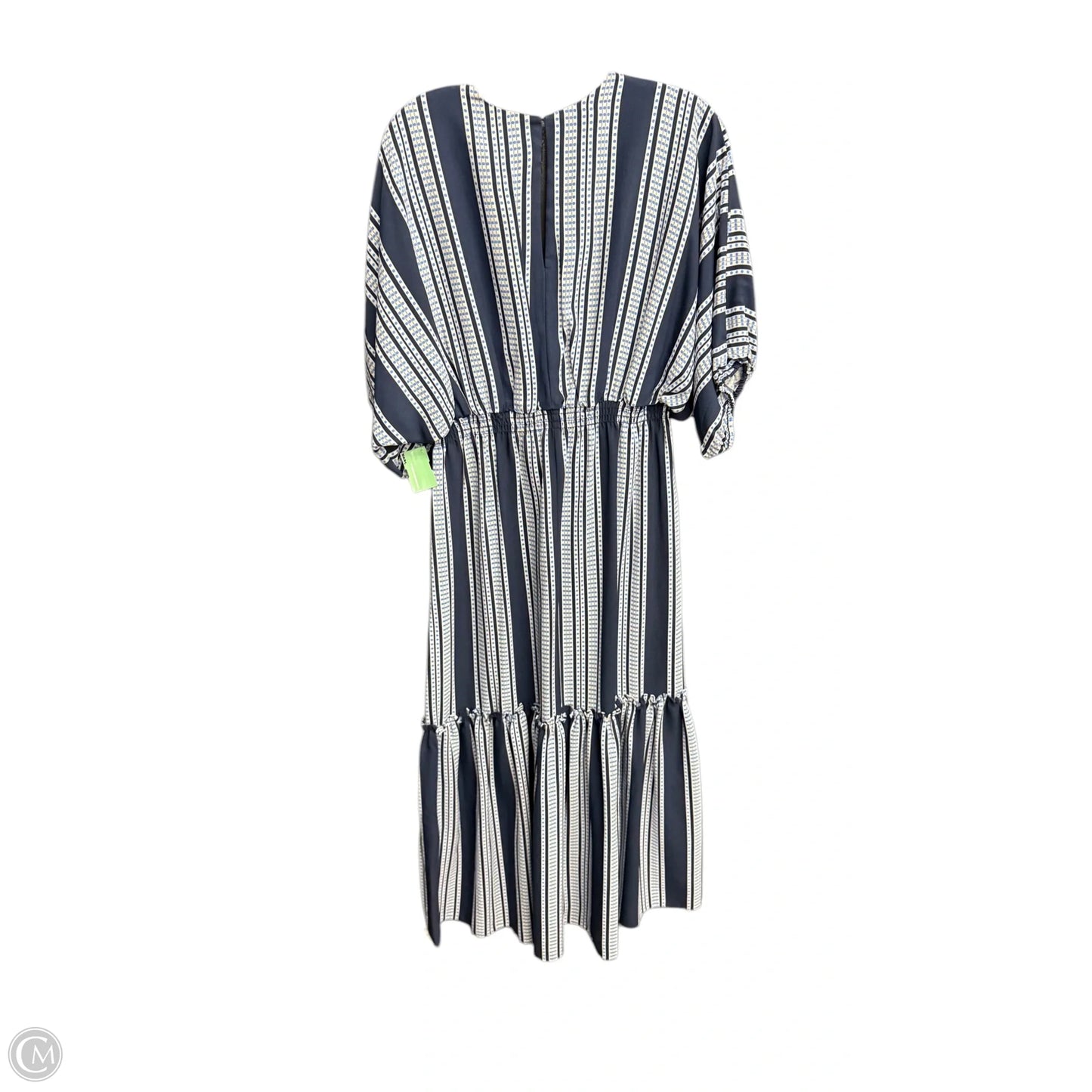Dress Casual Maxi By Taylor In Blue & White, Size: S