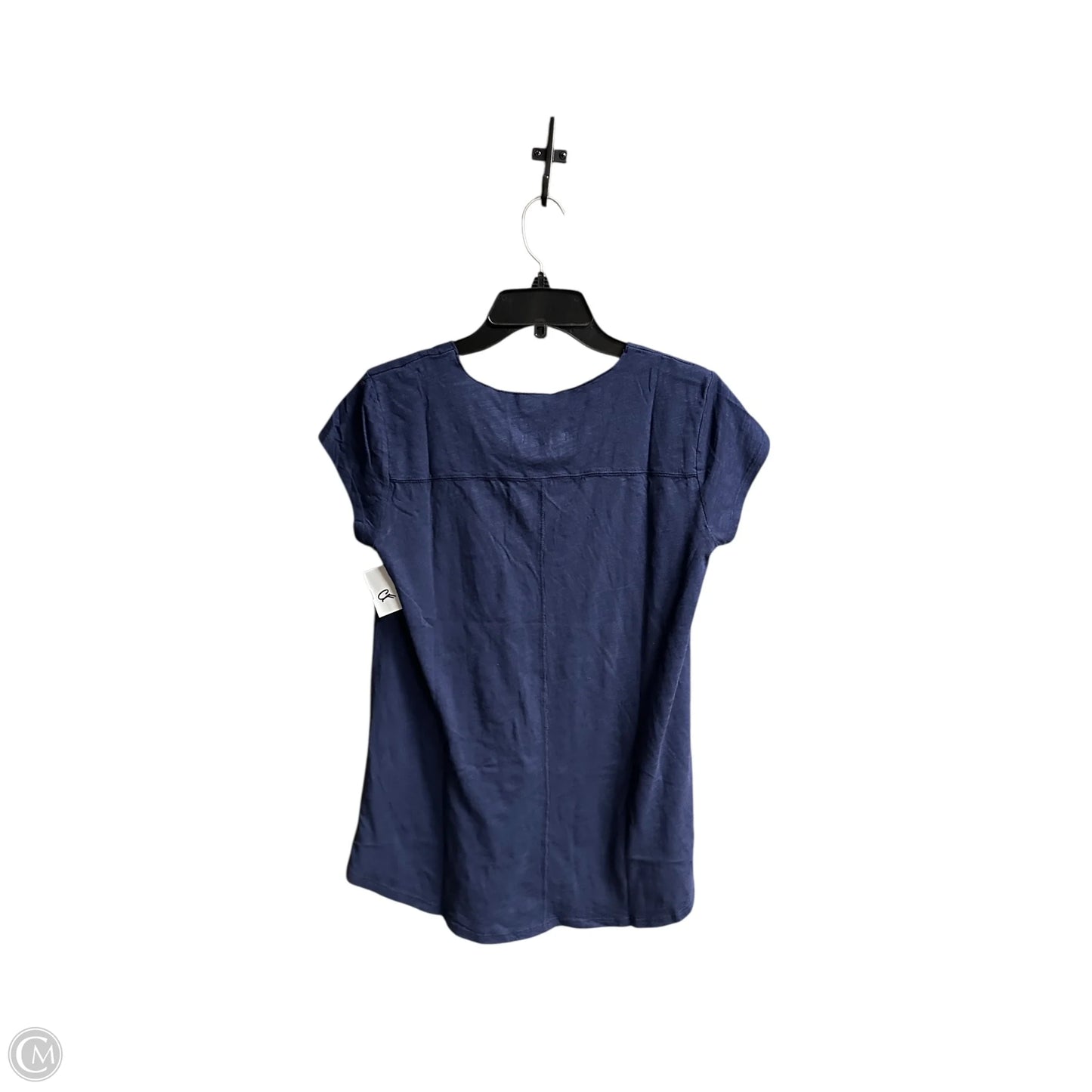 Top Short Sleeve By Clothes Mentor In Navy, Size: S