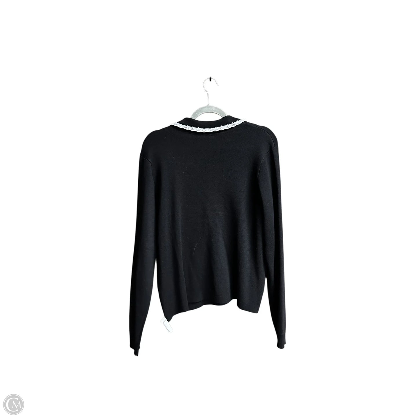 Sweater By Cyrus Knits In Black & Grey, Size: L