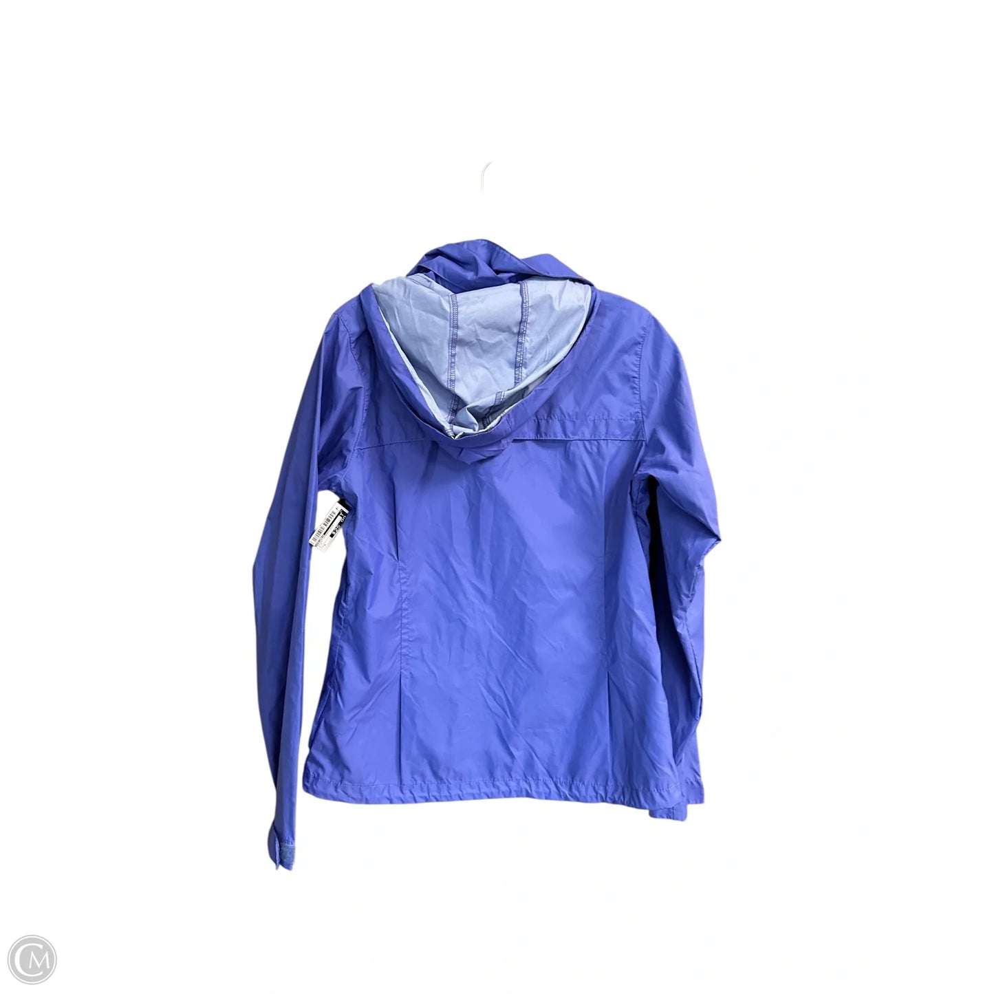 Jacket Windbreaker By Columbia In Blue, Size: S