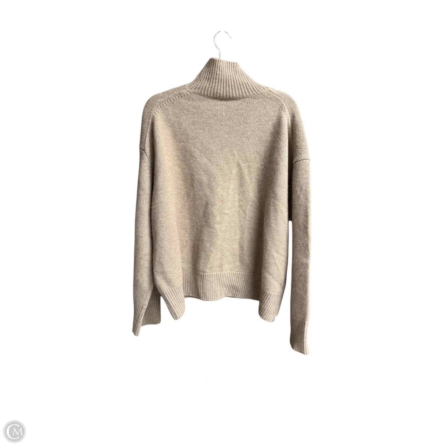 Sweater Designer By Tory Burch In Tan, Size: Xl
