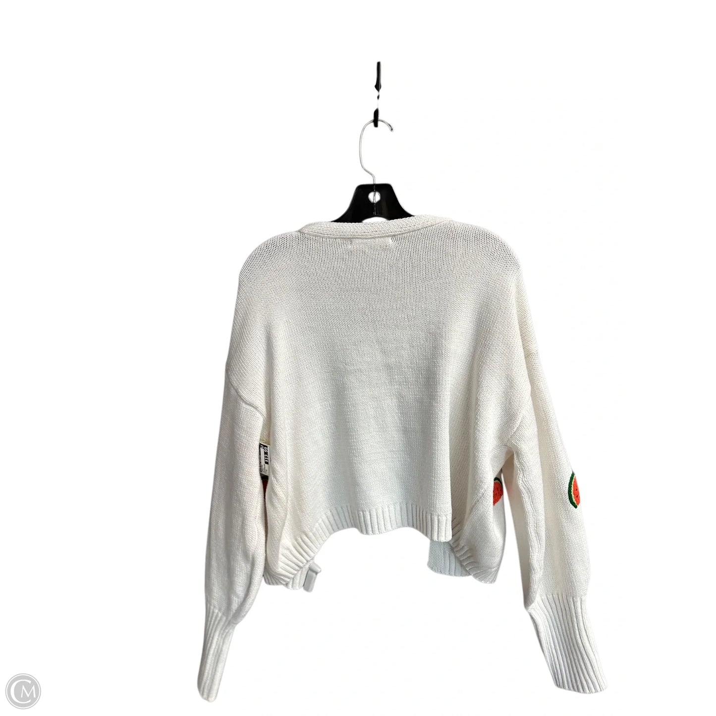 Cardigan By Moon And Madison In White, Size: M