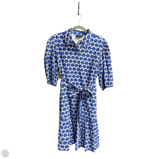 Dress Designer By Kate Spade In Blue & White, Size: Xl