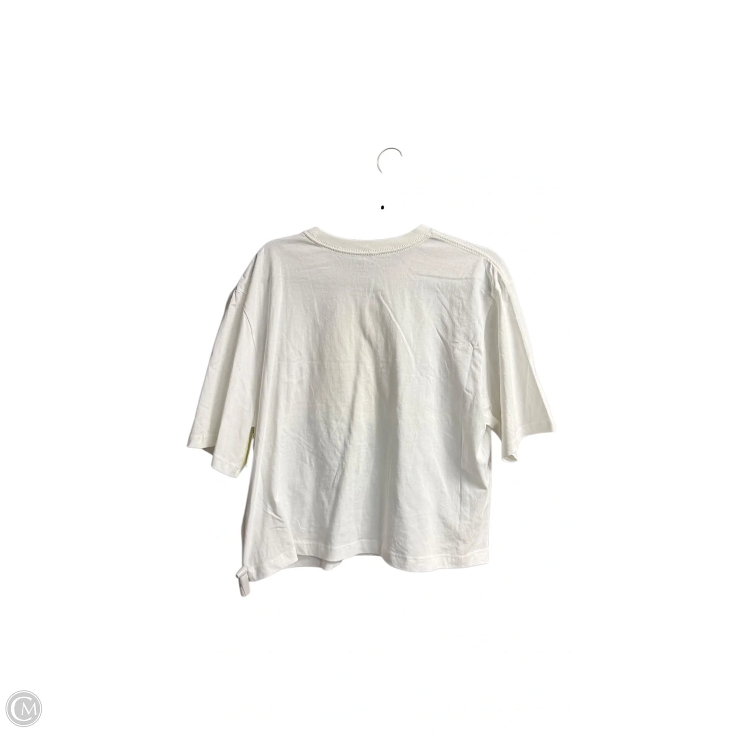 Top Short Sleeve Designer By Kate Spade In White, Size: L