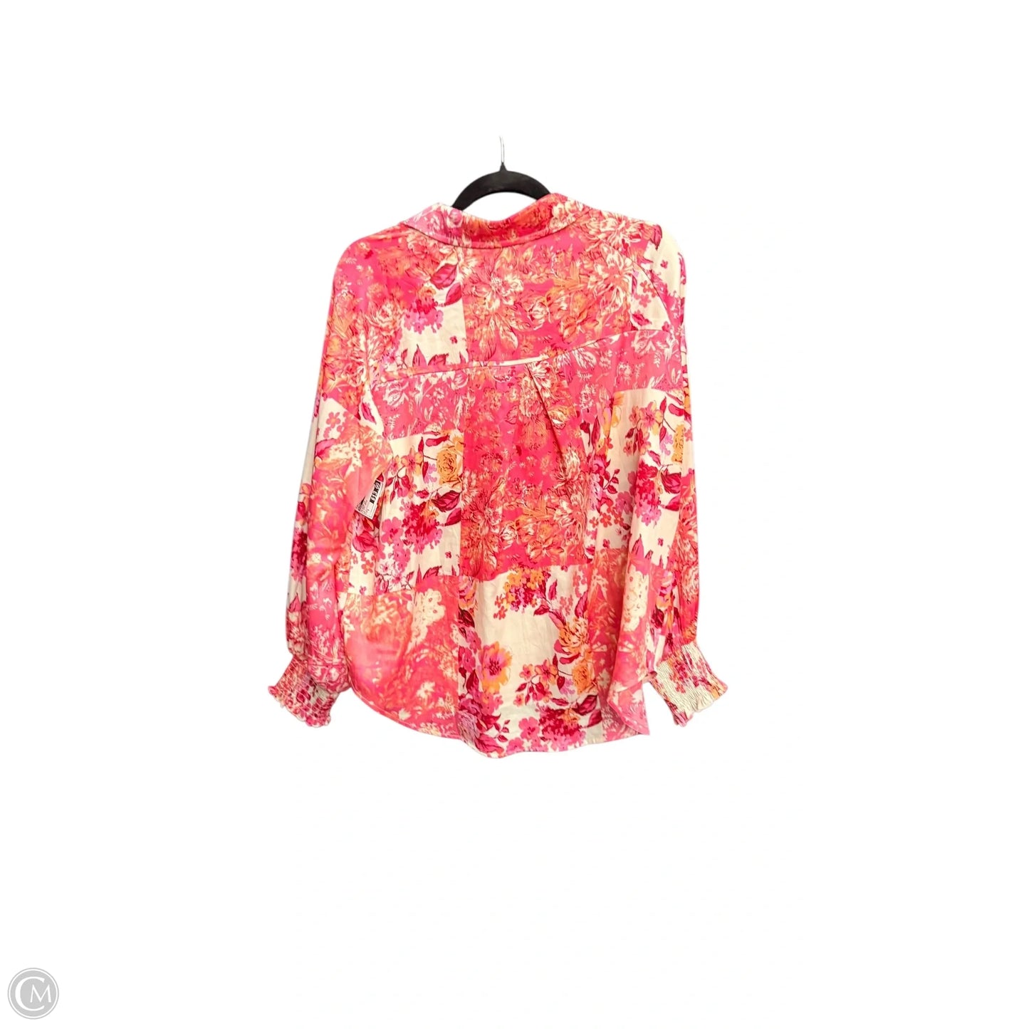Blouse Long Sleeve By Fate In Floral Print, Size: S