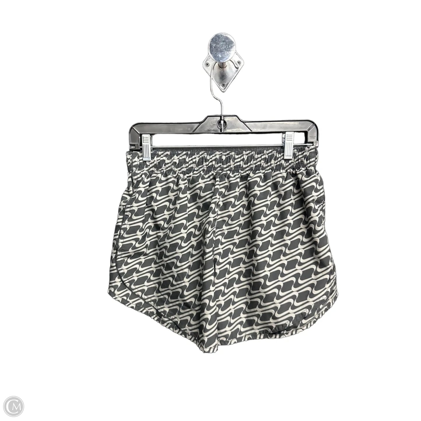 Athletic Shorts By Nike Apparel In Black & Grey, Size: L