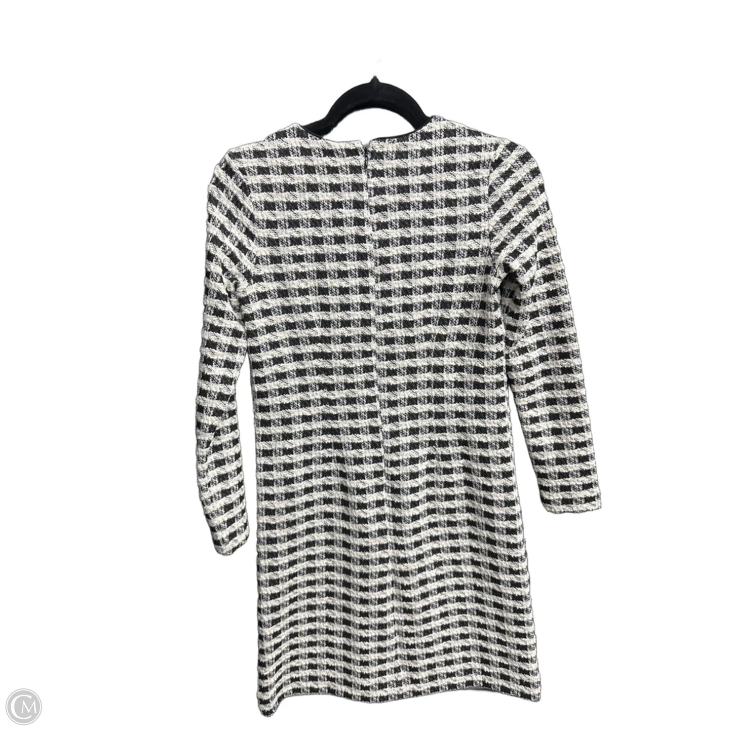 Dress Casual Midi By Ann Taylor In Plaid Pattern, Size: Xsp
