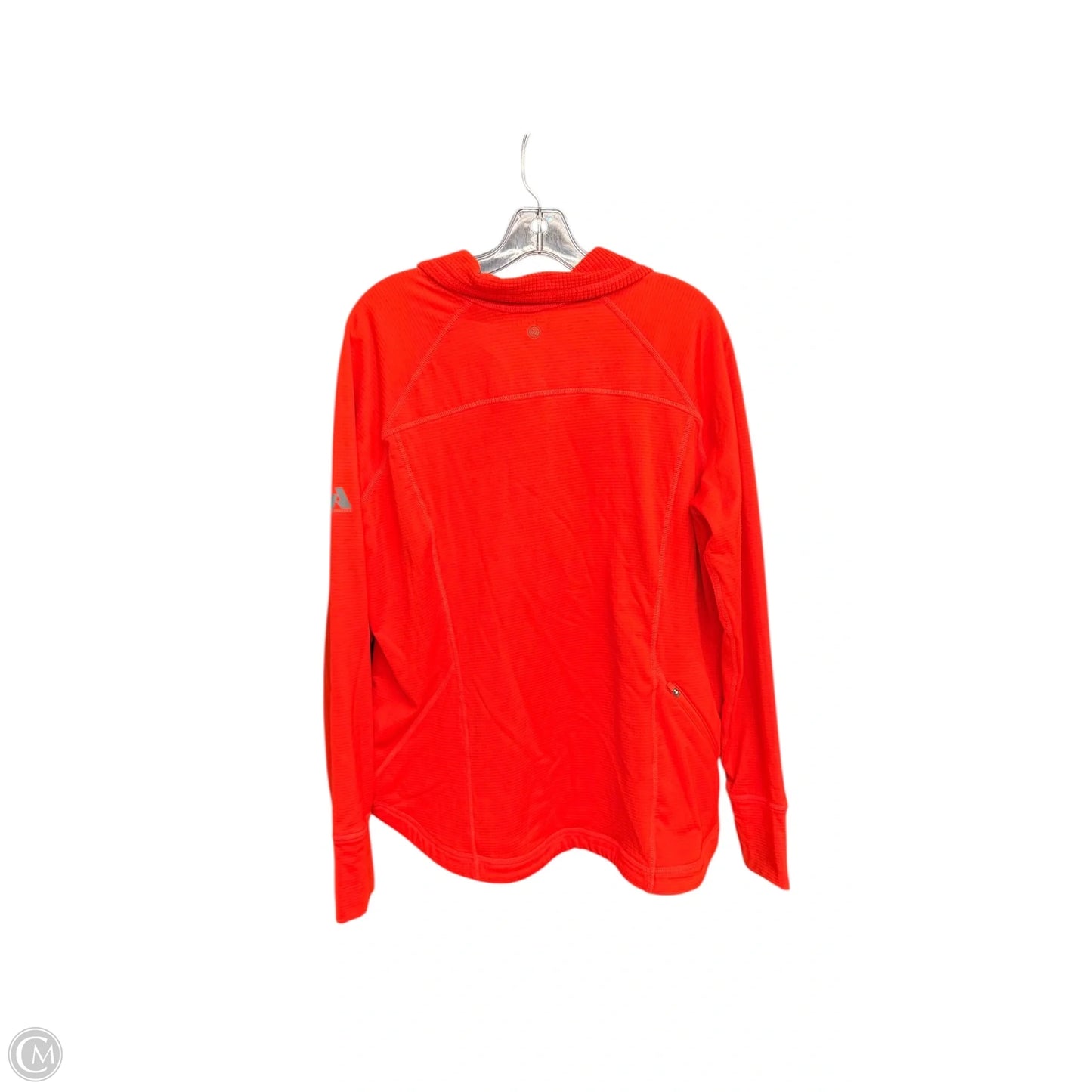 Athletic Jacket By Eddie Bauer In Orange, Size: Xxl