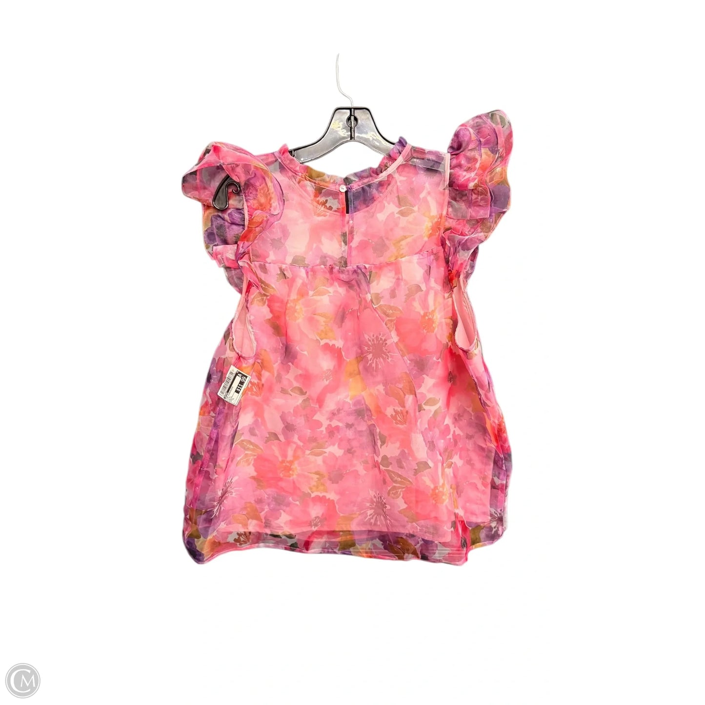 Top Sleeveless By Entro In Pink, Size: L