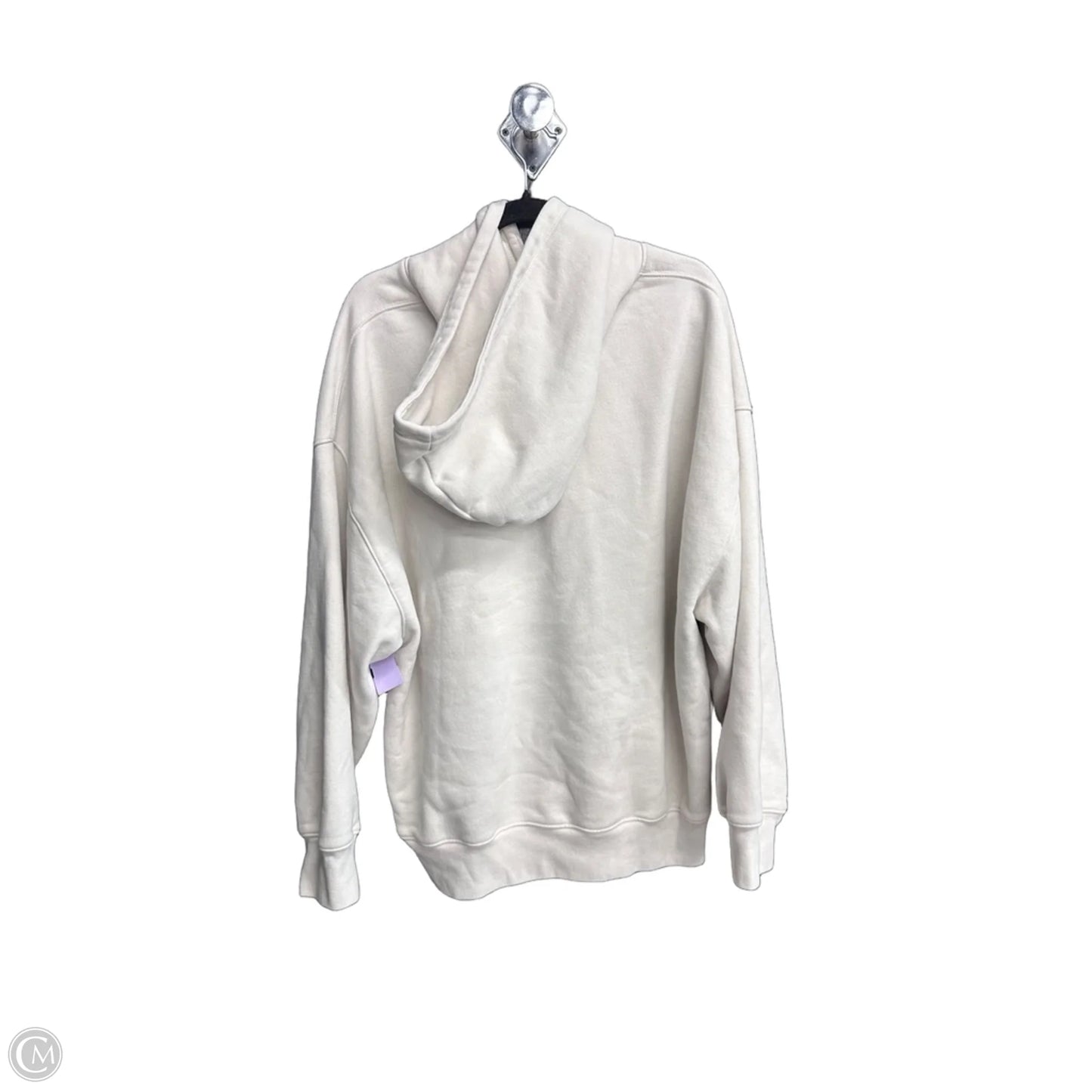 Sweatshirt Hoodie By American Eagle In Cream, Size: Xl