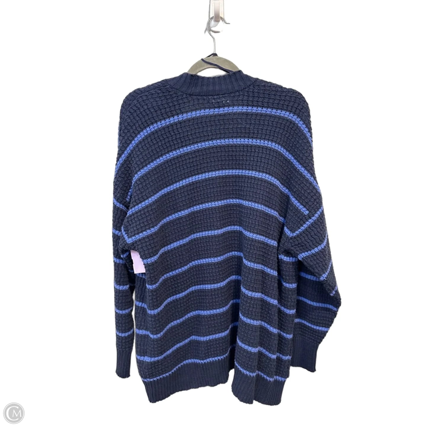Sweater Cardigan By American Eagle In Navy, Size: M
