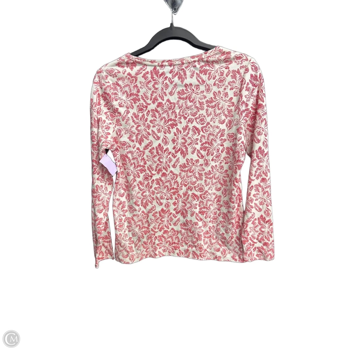 Top Long Sleeve By Croft And Barrow In Floral Print, Size: S