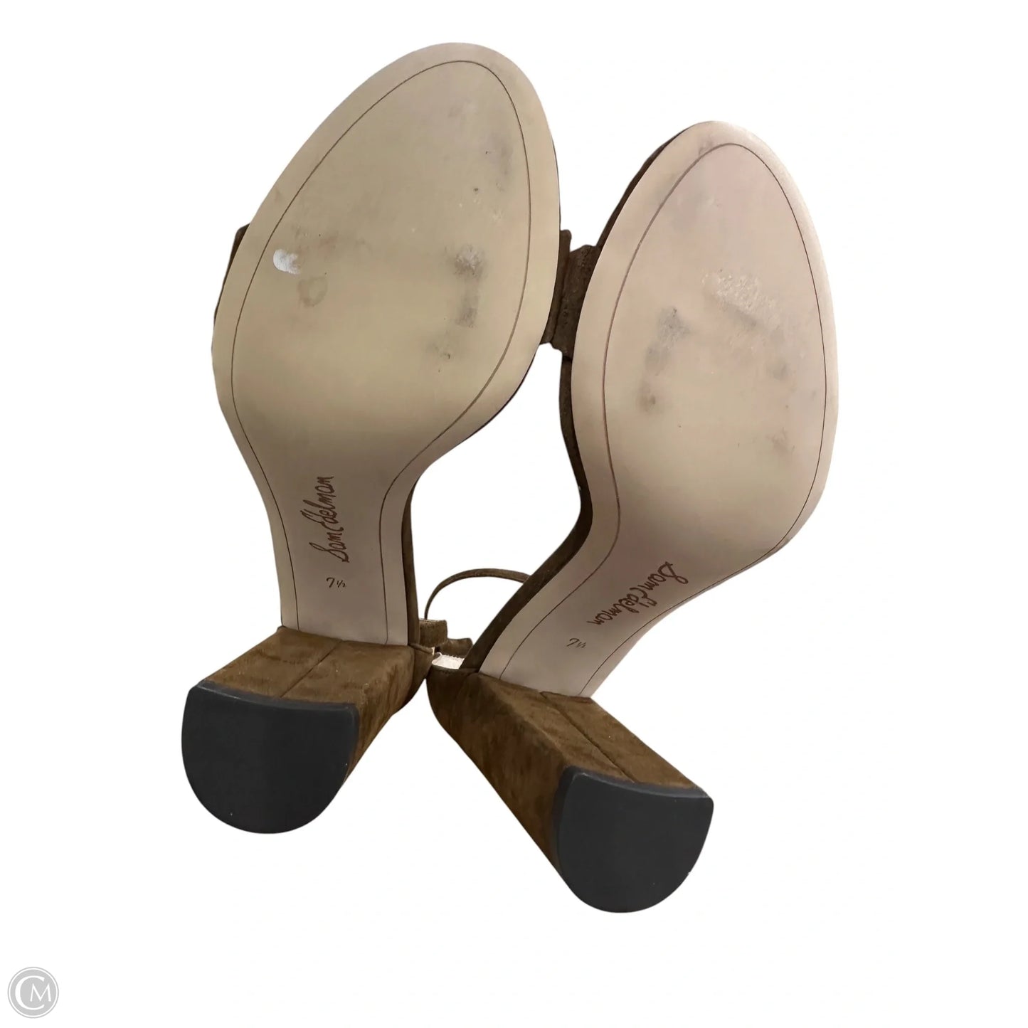 Shoes Heels Block By Sam Edelman In Brown, Size: 7.5
