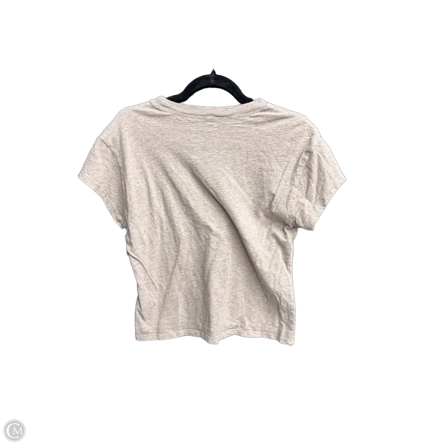 Top Short Sleeve Basic By Z Supply In Brown, Size: M