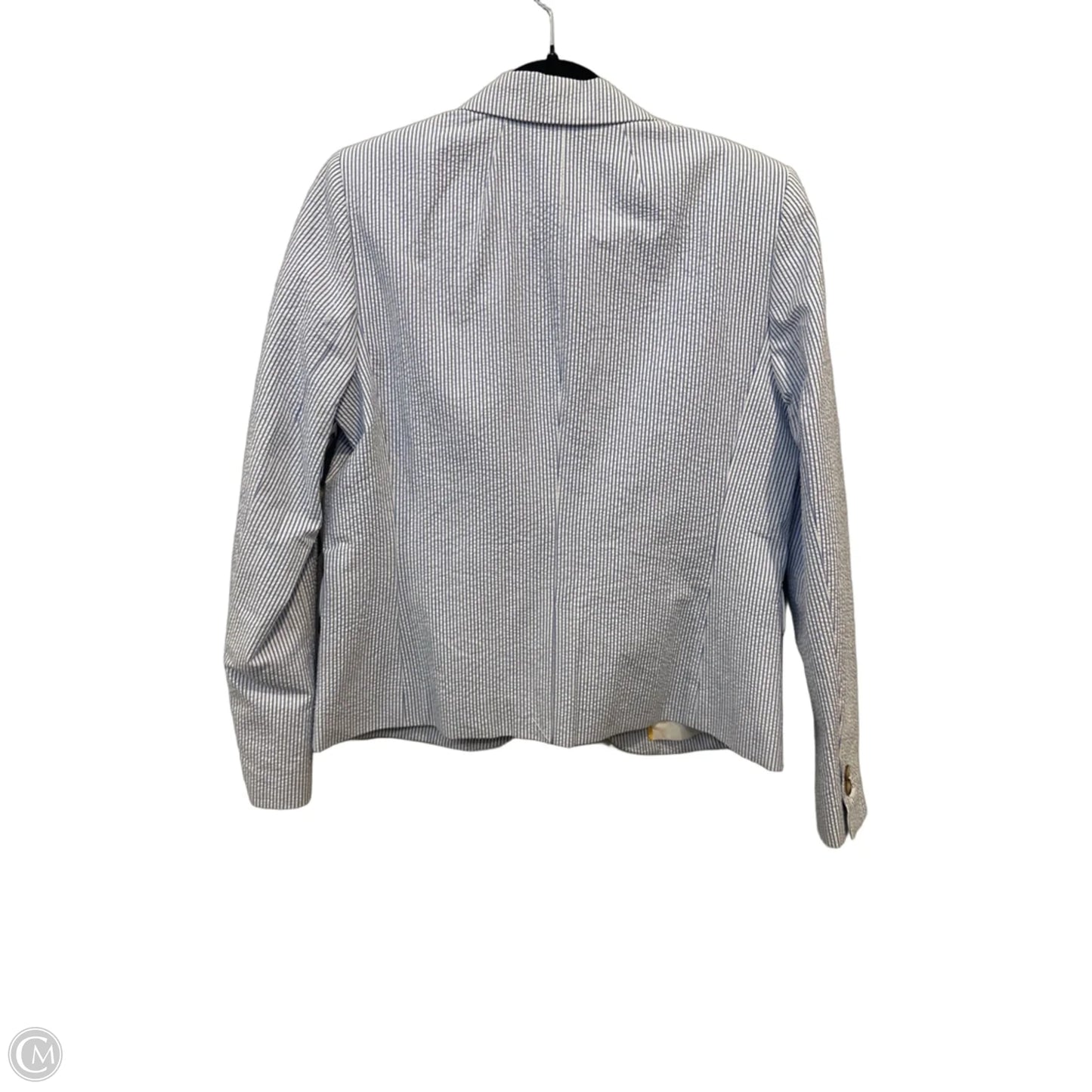 Blazer By J. Crew In Blue & White, Size: M