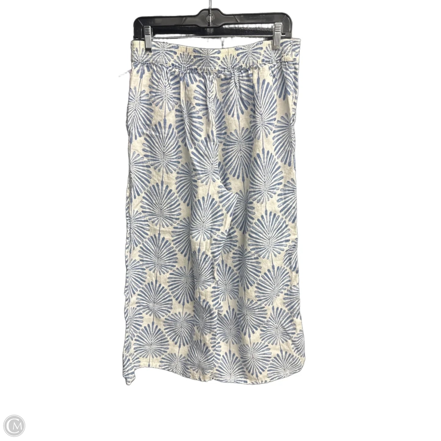 Pants Linen By Joie In Blue & White, Size: 12