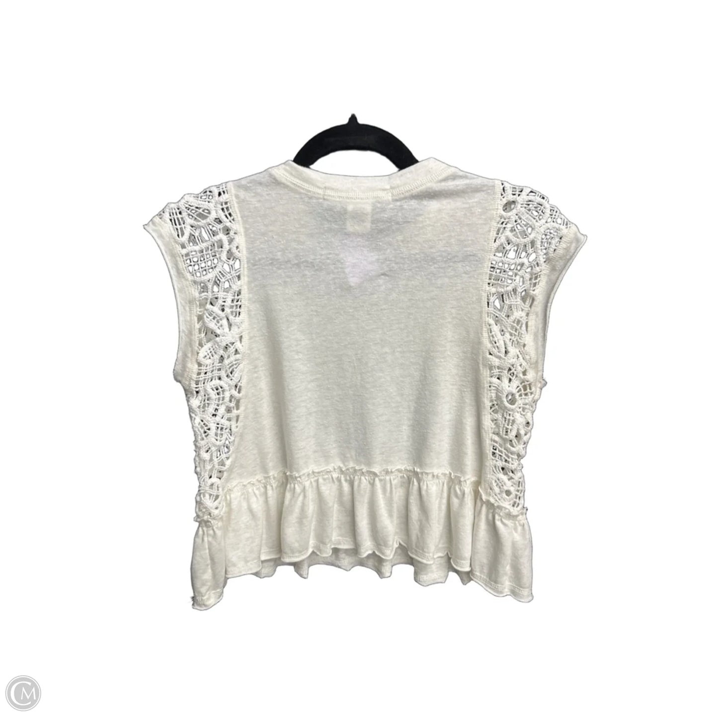 Top Short Sleeve By Altard State In Cream, Size: Xs