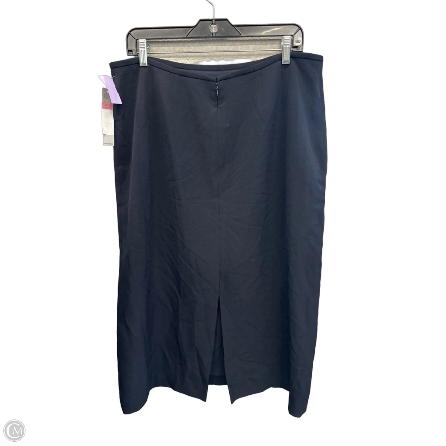 Skirt Midi By Preston And New York In Navy, Size: 14