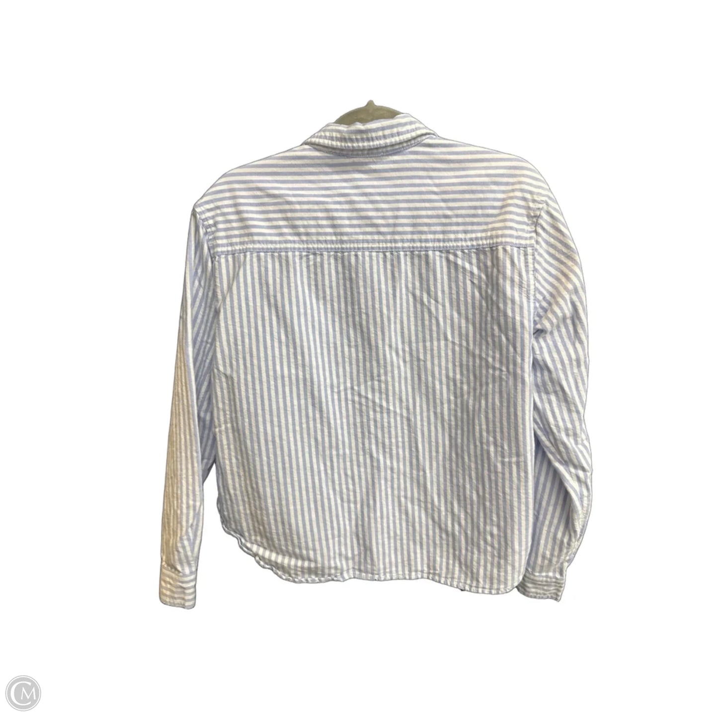 Top Long Sleeve By Beachlunchlounge In Striped Pattern, Size: M