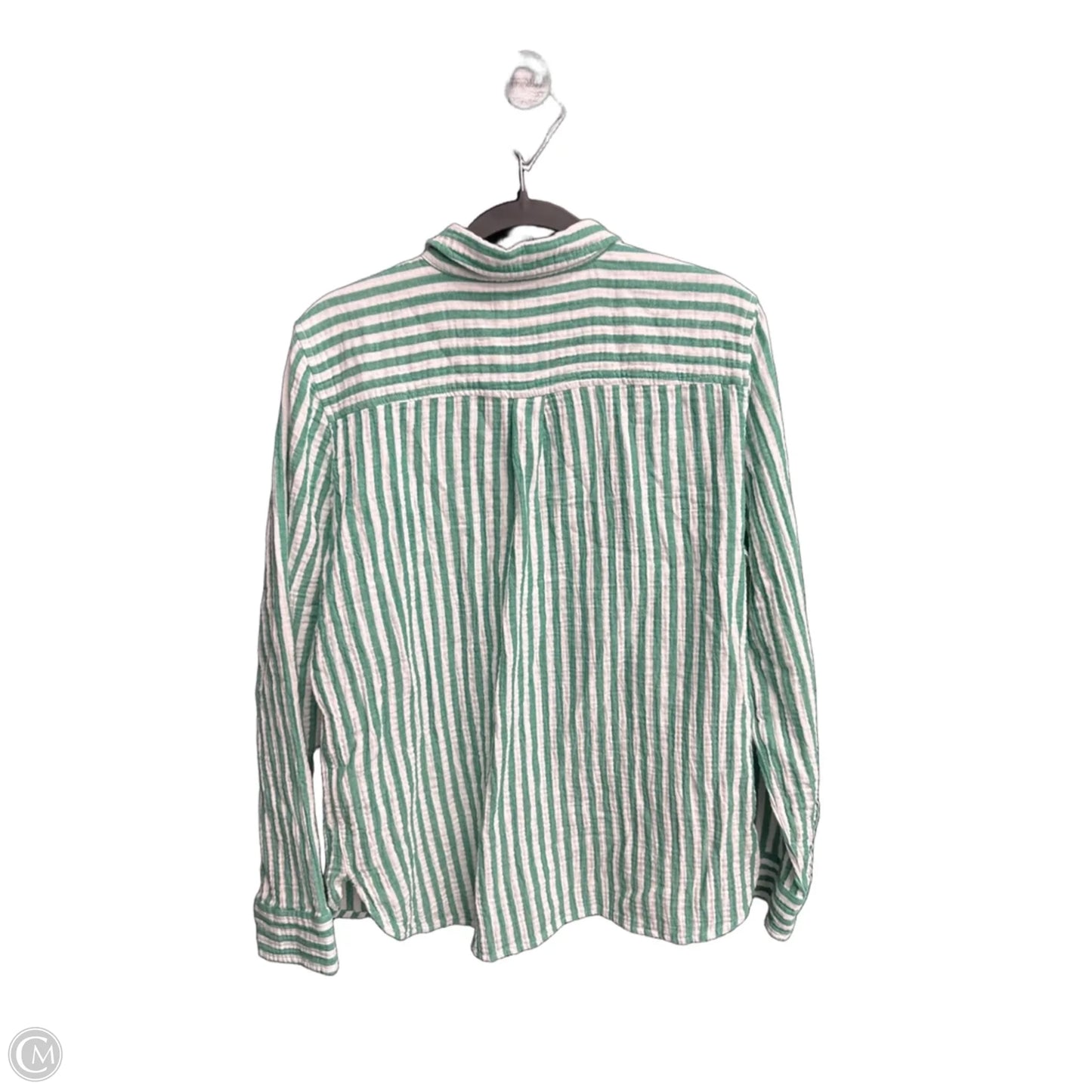 Top Long Sleeve By J. Crew In Striped Pattern, Size: L