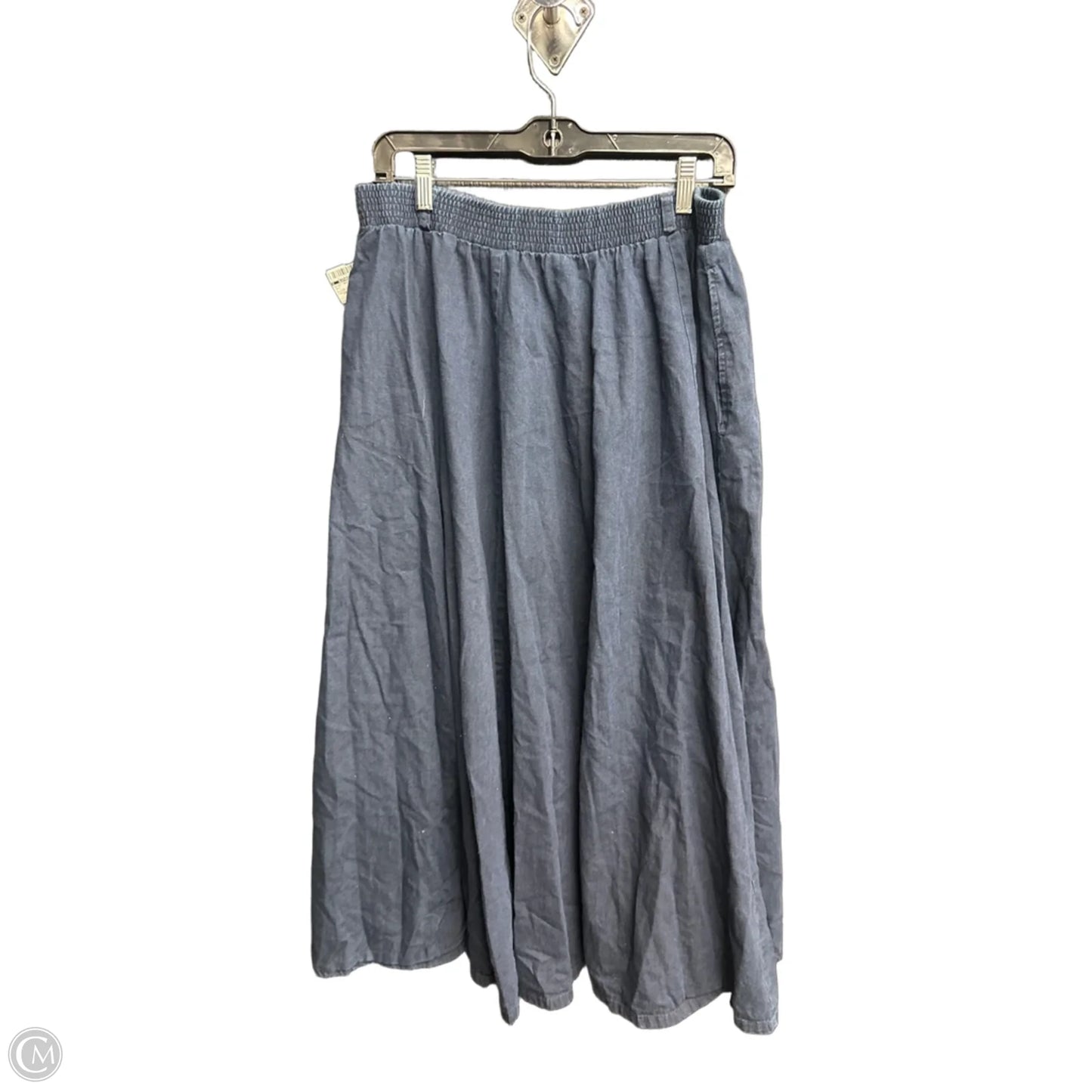 Skirt Maxi By Clothes Mentor In Navy, Size: 14
