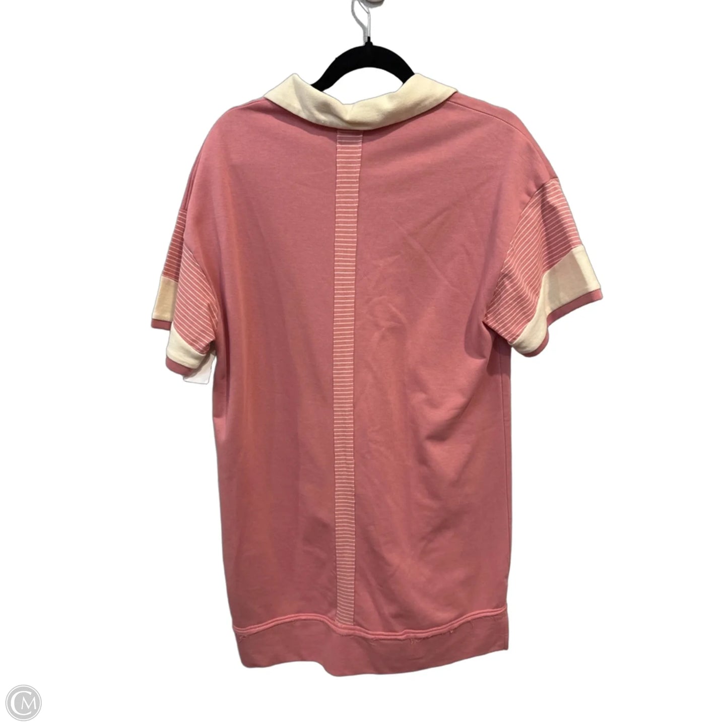 Dress Casual Midi By Umgee In Cream & Pink, Size: M