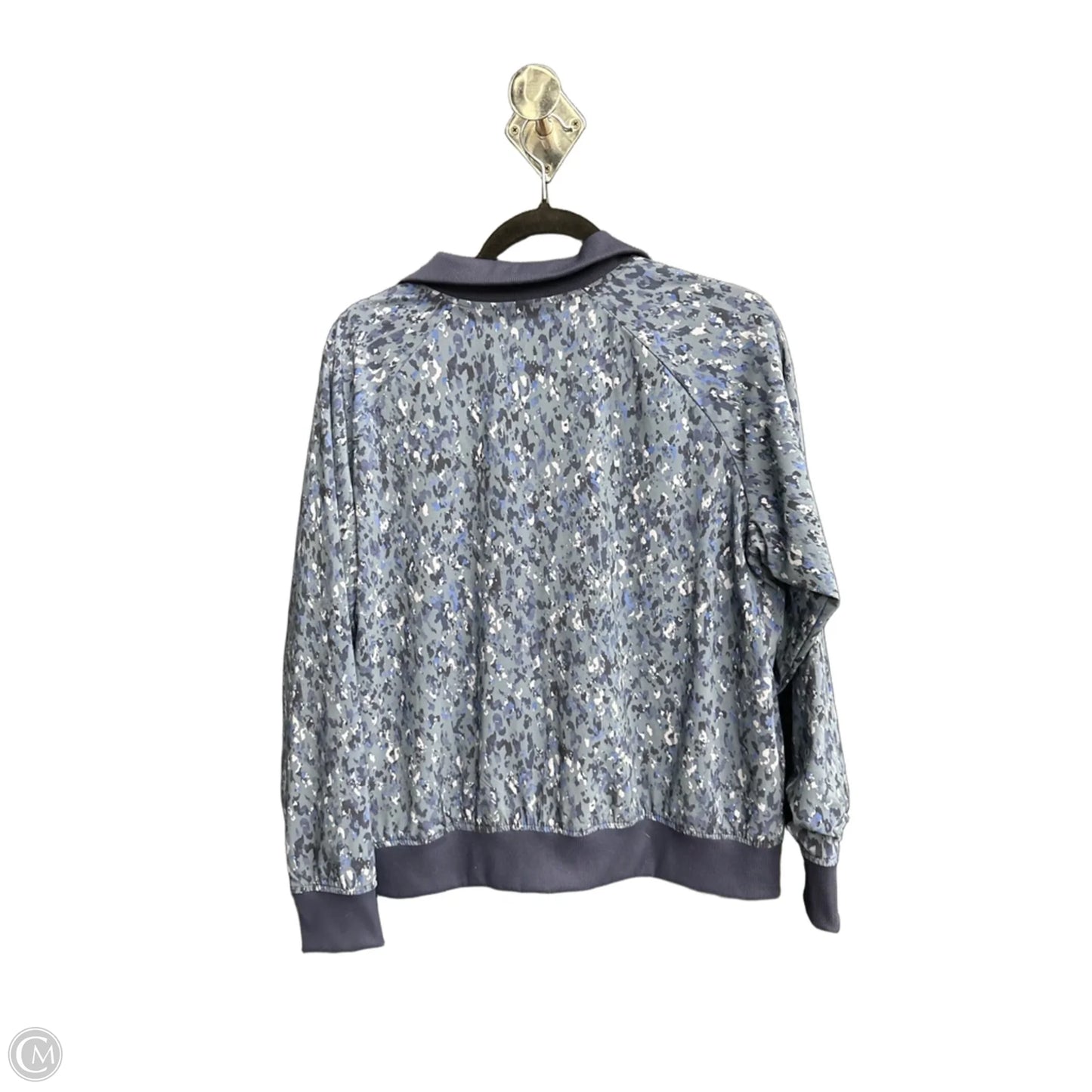 Athletic Jacket By Athleta In Blue, Size: L