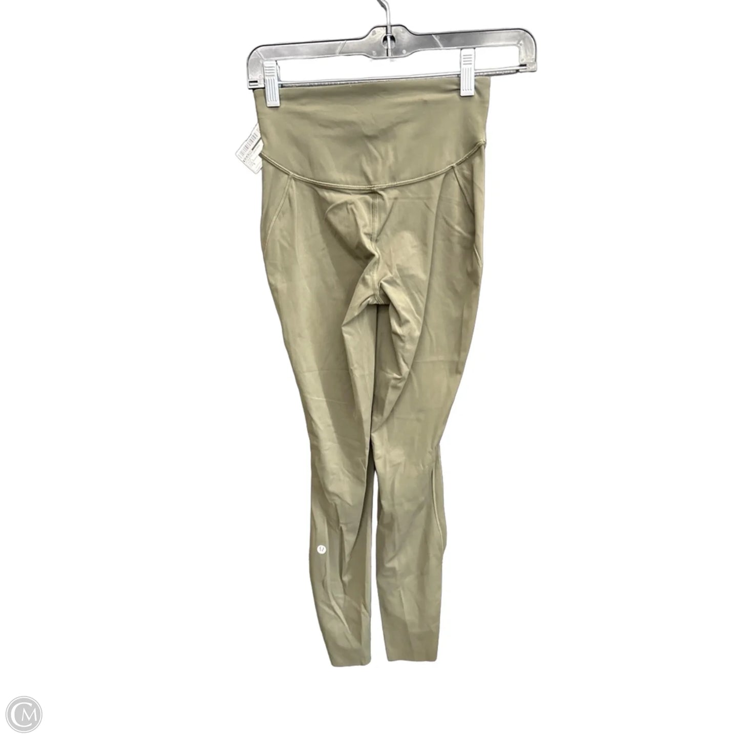 Athletic Leggings By Lululemon In Green, Size: S