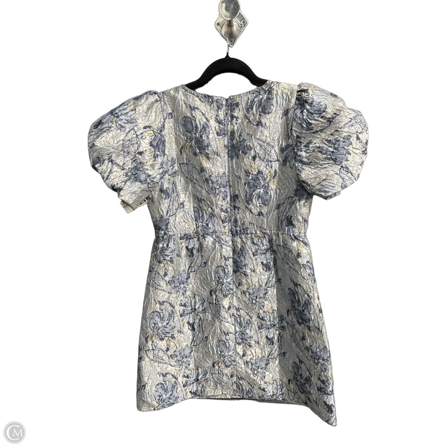 Dress Casual Short By Adelyn Rae In Blue & Silver, Size: S