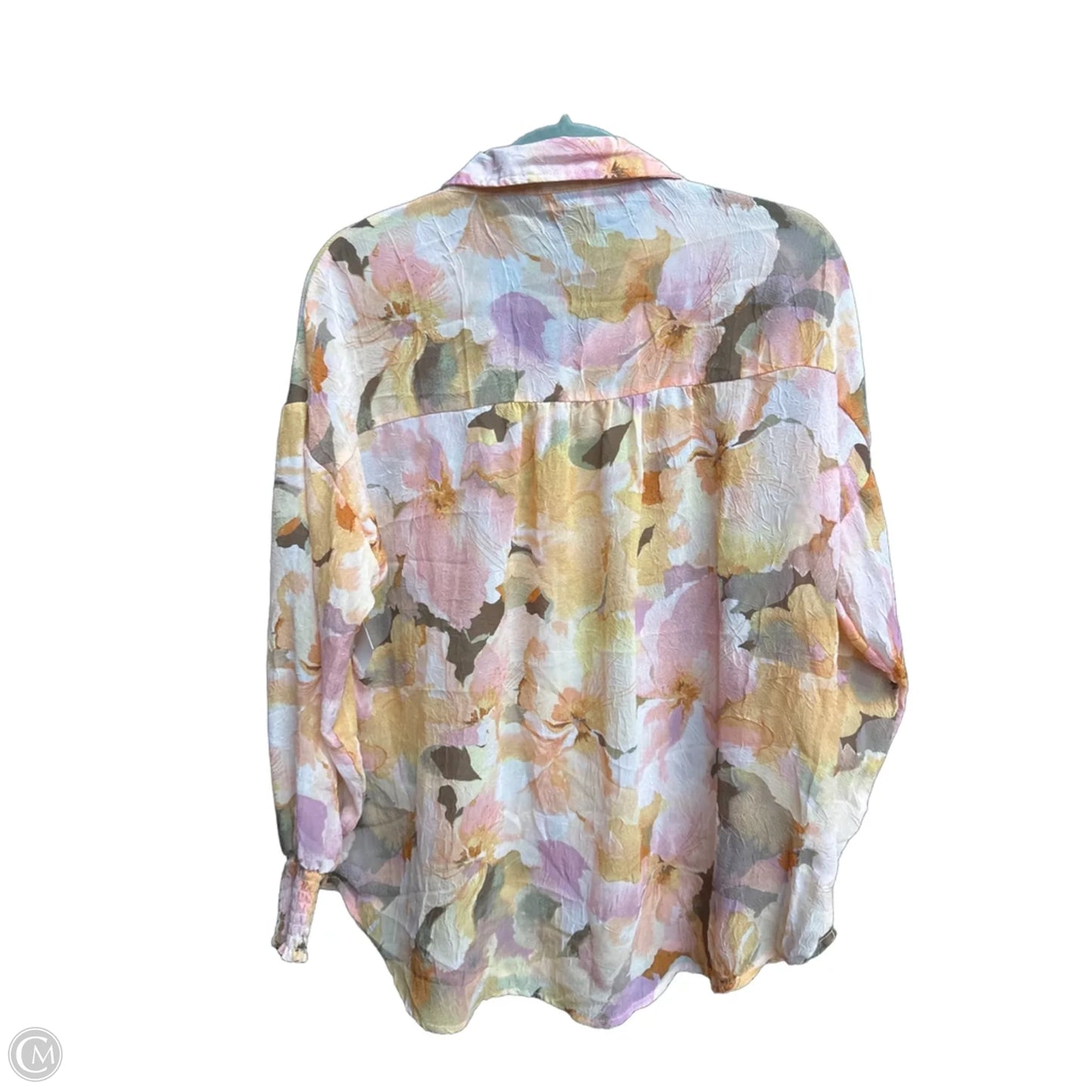 Top Long Sleeve By Daytrip In Floral Print, Size: S